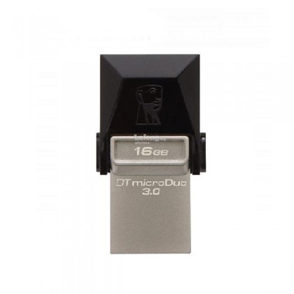Kingston 16GB DataTraveler microDuo OTG Flash Drive for Smartphones & Tablets DTDUO3/16GB